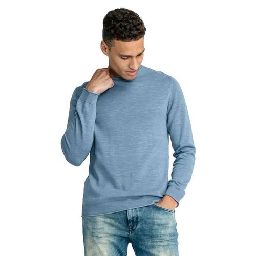 Petrol Industries Knitwear Sweat | Pullover für Herren | Blau