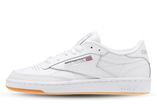 Reebok Club C 85 | Sneaker für Damen | White / Light Grey / Gum