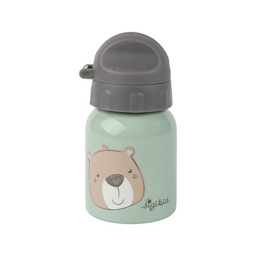 sigikid Kleine Trinkflasche Edelstahl | Trinkflasche für Kinder | Bär
