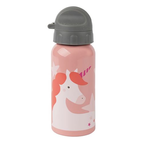 sigikid Edelstahl Trinkflasche 400ml | Trinkflasche für Kinder | Einhorn