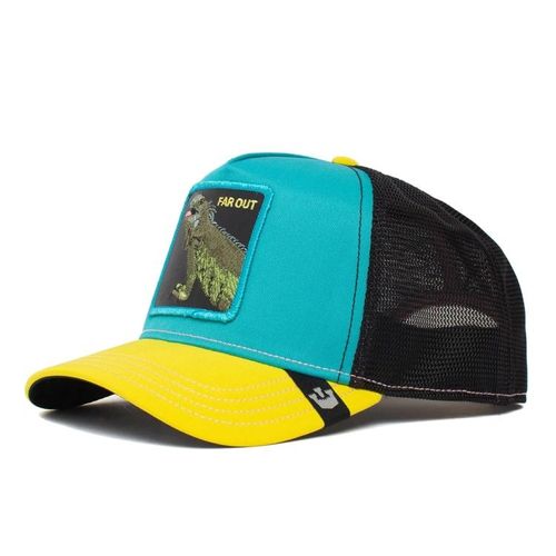 Goorin Trucker Cap Iguana Party | Caps für Unisex | Blue/yellow/black