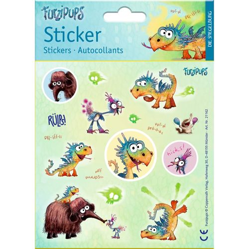 Coppenrath Furzipups Sticker Set | Schreibwaren für Kinder | Mehrfarbig