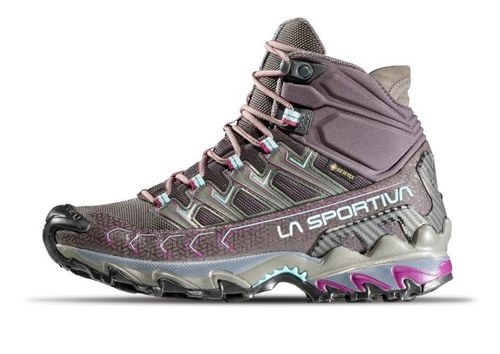 La Sportiva Ultra Raptor II Mid GTX | Laufschuhe für Damen | Carbon / Iceberg