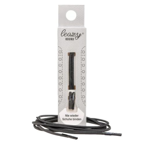 leazy Round Schnürsenkel | Accessoires Sonstige für Unisex | Schwarz