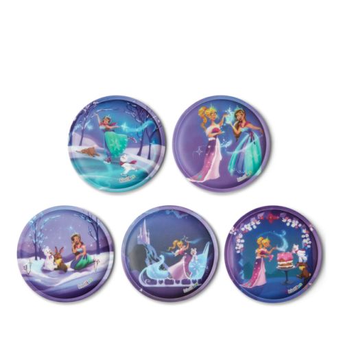 Ergobag Kletties-Set MATT | Accessoires Kinder für Kinder | Prinzessin Auf Dem Eis
