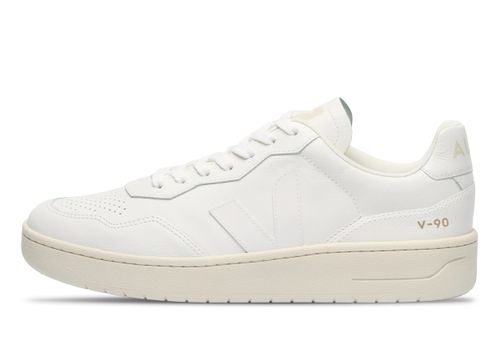 Veja V-90 Leather | Sneaker für Damen | Extra White