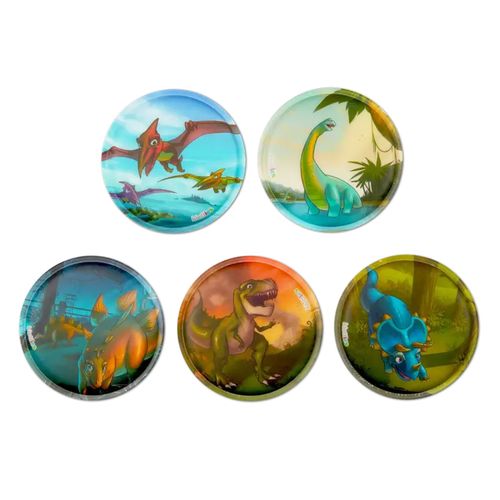 Ergobag Kletties-Set MATT | Accessoires Kinder für Kinder | Dinosaurier Park