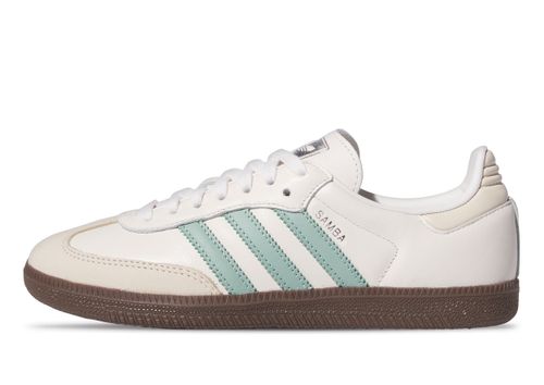 Adidas Samba OG | Sneaker für Damen | Cloud White / Green
