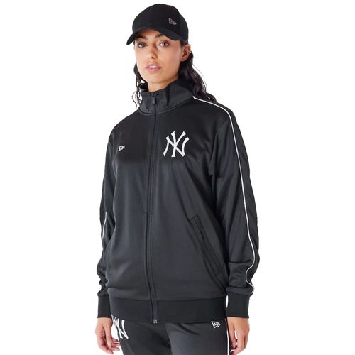 New Era MLB Track Top | Leichte Jacken für Herren | Black / White