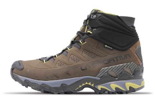 La Sportiva Ultra Raptor II Mid Wide GTX | Laufschuhe für Herren | Chocolate / Cedar