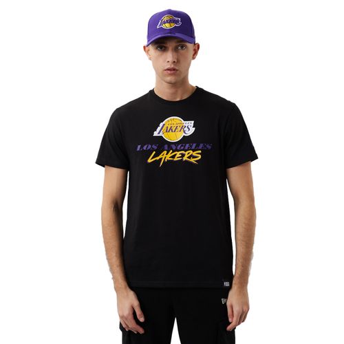 New Era LA Lakers Script Tee | Shirts für Herren | Black