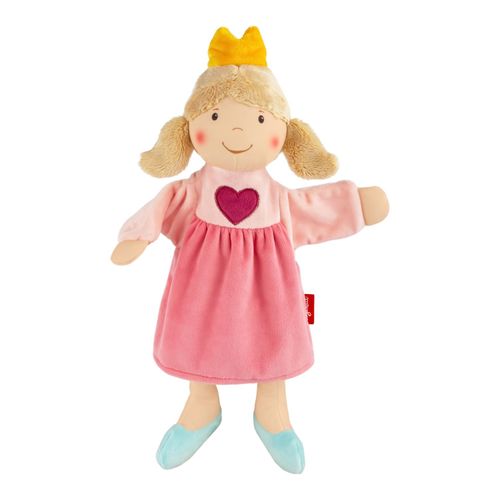 sigikid Kinder Handspielpuppe Prinzessin | Kuscheltiere für Kinder | Rosa