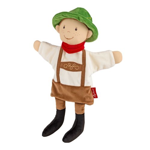 sigikid Kinder Handspielpuppe Seppl | Kuscheltiere für Kinder | Mehrfarbig