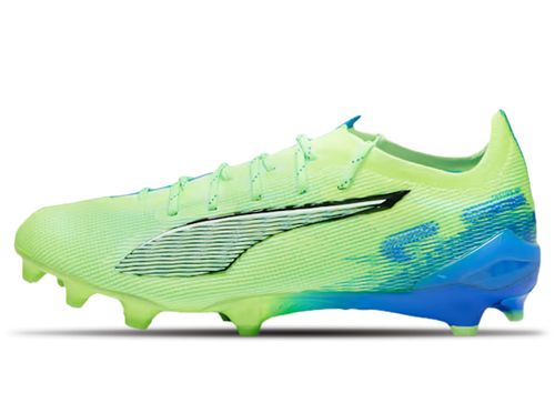 Puma Fussball Ultra 5 Ultimate FG | Fußballschuhe für Unisex | Fizzy Apple / White / Blue