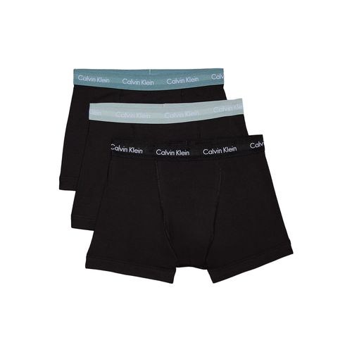 Calvin Klein Trunk 3Pack | Boxershorts für Herren | Black / Shade / Turquoise