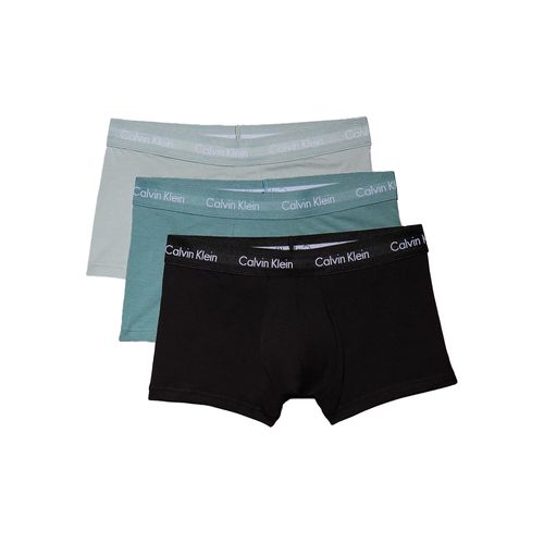 Calvin Klein Low Rise Trunk 3Pack | Boxershorts für Herren | Black / Shade / Turquoise