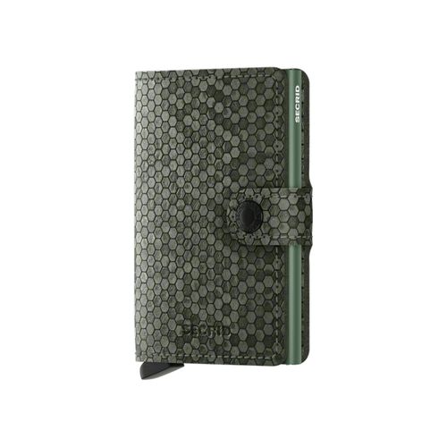 Secrid Miniwallet | Geldbeutel/Brustbeutel für Unisex | Hexagon Green