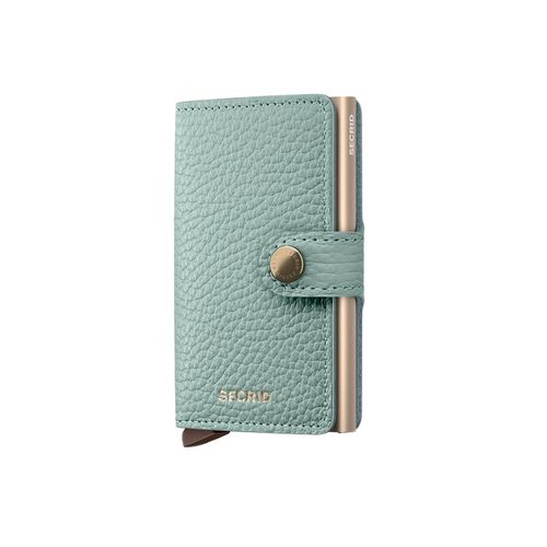 Secrid Miniwallet Pebble Sea Green | Geldbeutel/Brustbeutel für Unisex | Pebble Sea Green