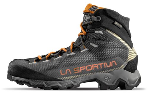 La Sportiva Aequilibrium Hike GTX | Wanderschuhe für Herren | Carbon / Papaya