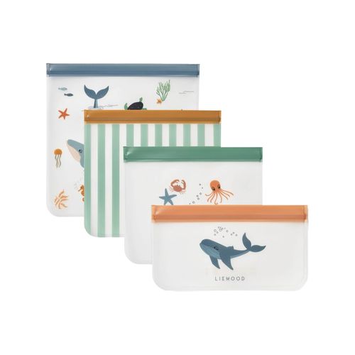 Liewood Clive Travelbag 4er Pack | Accessoires Sonstige für Unisex | Sea Creature / Sandy