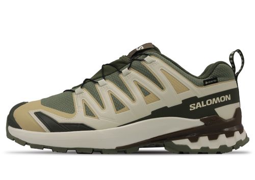 Salomon XA Pro 3D V9 GTX | Wanderschuhe für Herren | Deep Lichen Green / Safari / Dark Earth