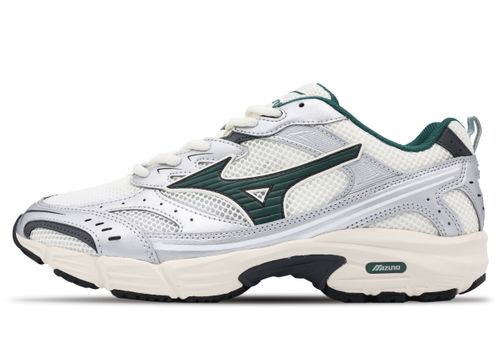 Mizuno MXR Sport | Sneaker für Unisex | Snow White / Bistro Green / Silver