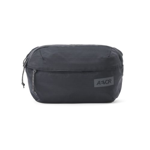 AEVOR Hip Bag Ease | Bauchtasche für Unisex | Ripstop Charcoal Black