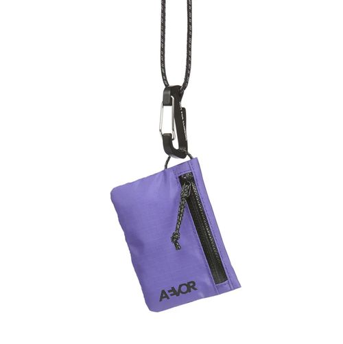 AEVOR Explore Wallet | Geldbeutel/Brustbeutel für Unisex | Ripstop Purple