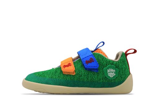 Affenzahn Barfußschuh Knit Happy 10 Jahre | Barfußschuhe für Kinder | Green