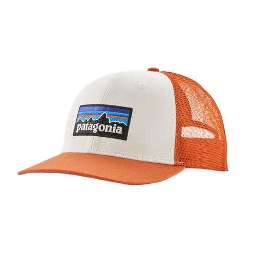 Patagonia P-6 Logo Trucker Cap | Caps für Unisex | White / Redtail Rust