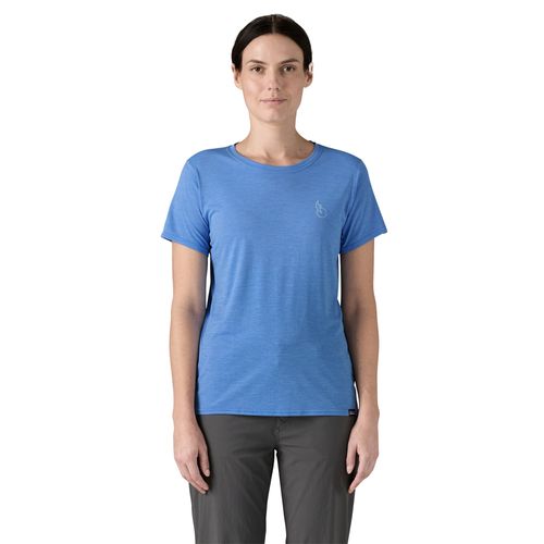 Patagonia Capilene Cool Daily Graphic Shirt | Bekleidung Outdoor für Damen | Swelldrifter: Abundant Blue X-dye