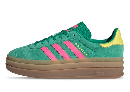 Adidas Gazelle Bold | Sneaker für Damen | Court Green / Lucid Pink / Pure Sulfur