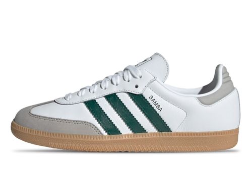 Adidas Samba OG | Sneaker für Damen | White / Collegiate Green / Grey Two