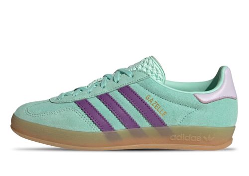 Adidas Gazelle Indoor | Sneaker für Damen | Clear Mint / Active Purple / Ice Lavender