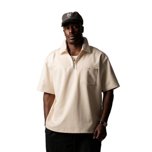 BLKVIS Logo Twill Shirt | Shirts für Herren | Antique White