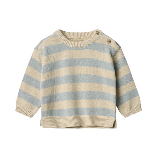 Wheat Knit Pullover Morgan | Pullover für Kinder | Blue Stripe