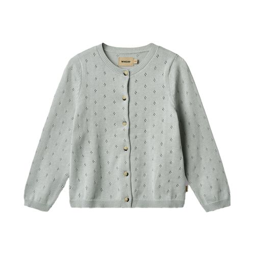 Wheat Knit Cardigan Maia | Leichte Jacken für Kinder | Soft Blue