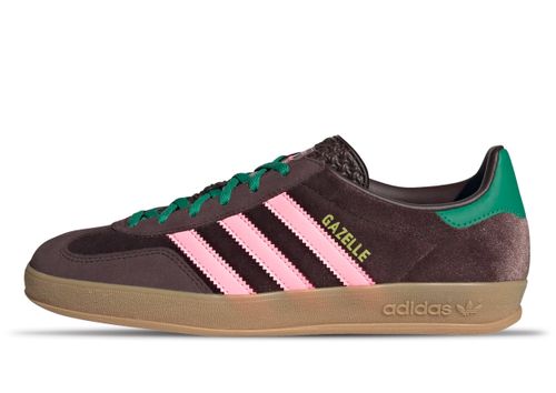 Adidas Gazelle Indoor | Sneaker für Damen | Dark Brown / Glow Pink /  Cour