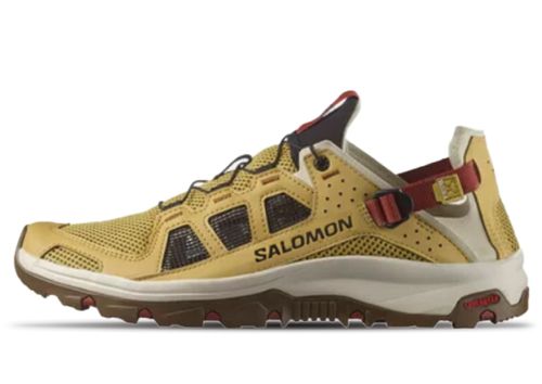 Salomon Techamphibian 5 | Wanderschuhe für Herren | Antique Gold / Rainy Day / Bur