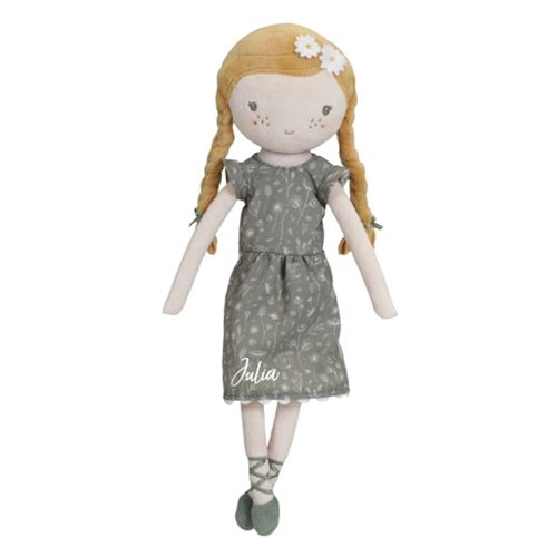 Little Dutch Kuschelpuppe Julia Wild Flowers 35 cm | Spielsachen für Kinder | Julia