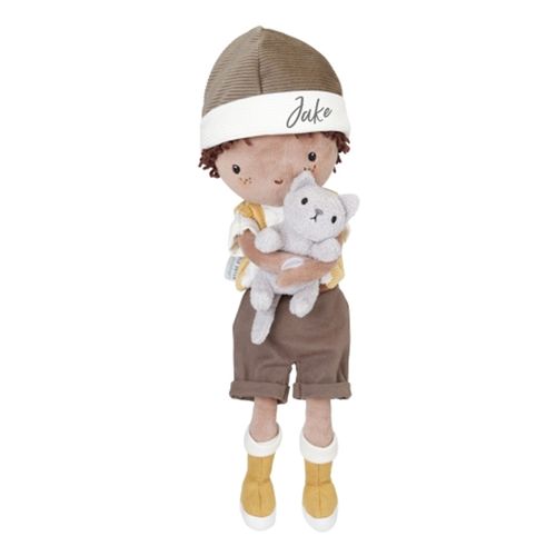 Little Dutch Kuschelpuppe Jake Essentials 35 cm | Spielsachen für Kinder | Jake