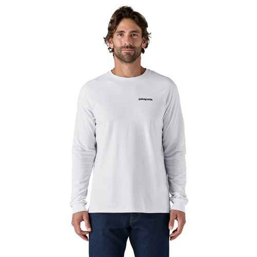 Patagonia P-6 Logo Responsibili Longsleeve | Longsleeves für Herren | White