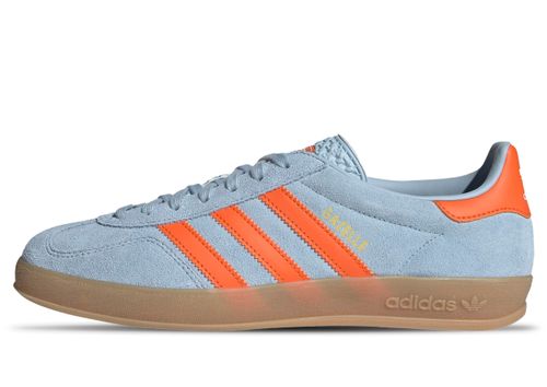 Adidas Gazelle Indoor | Sneaker für Unisex | Wonder Blue / Orange