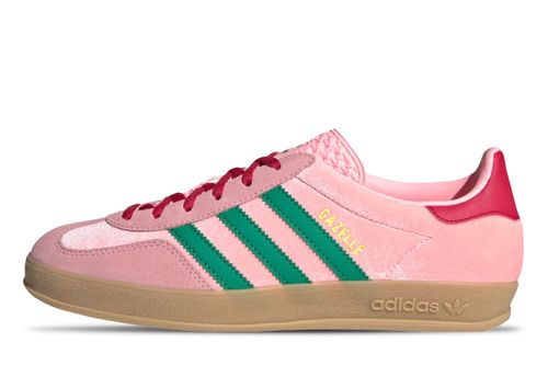 Adidas Gazelle Indoor | Sneaker für Damen | Court Green / Glow Pink / Gum