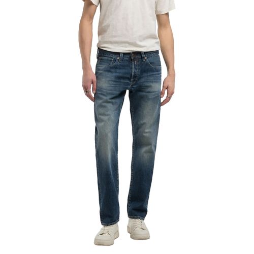 Replay Regular-Fit Jeans Deryck Royal Eagle | Jeans für Herren | Dark Blue