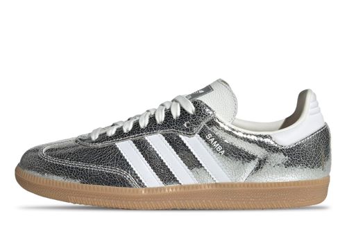 Adidas Samba OG | Sneaker für Damen | Silver Metallic / Cloud White