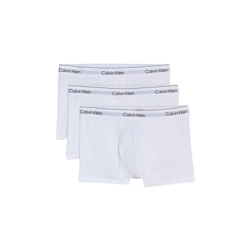 Calvin Klein Icon Cotton Stretch Trunk 3er-Pack | Boxershorts für Herren | White