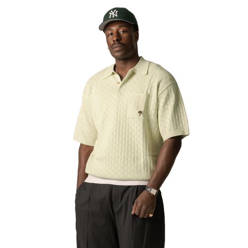 BLKVIS Pointelle Polo | Shirts für Herren | Meadow Mist