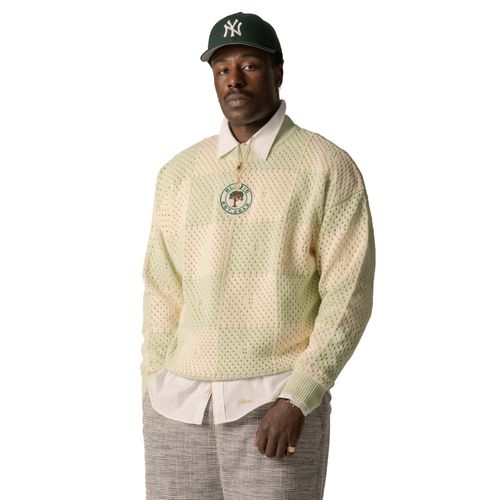 BLKVIS Source Crochet Crewneck | Pullover für Herren | Meadow Mist
