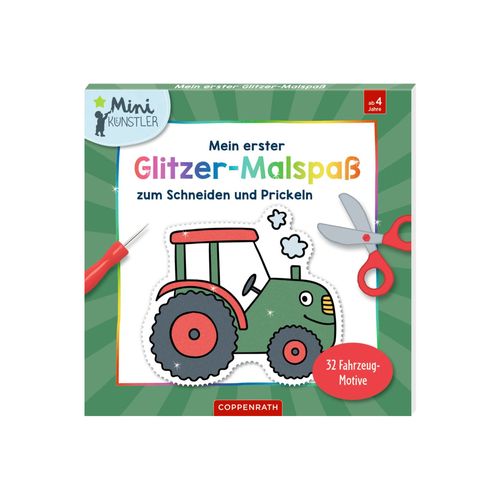 Coppenrath Mein erster Glitzer-Malspaß zum Schneiden und Prickeln | Bücher für Kinder | Mehrfarbig